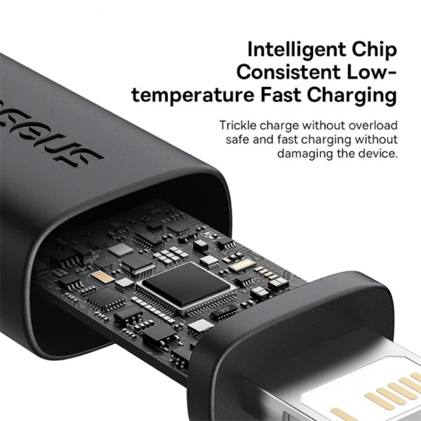 Фото - Кабель Baseus Dura Series Fast Charging Cable USB to iP 2.4A 1m Red+Black (P10377801U01-01)